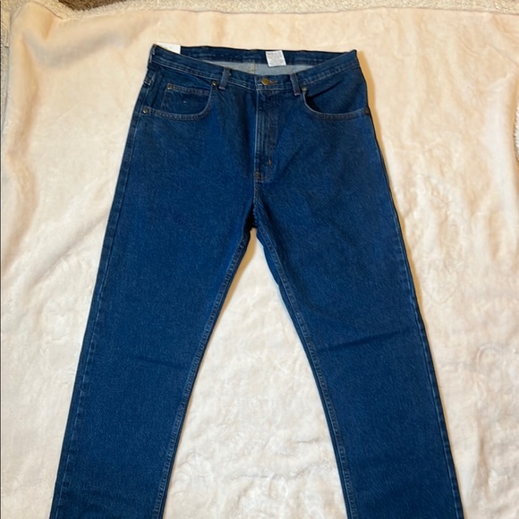 Key Men's Straight Jeans - Dark Blue 5 pocket Size 36x36 - Picture 2 of 7